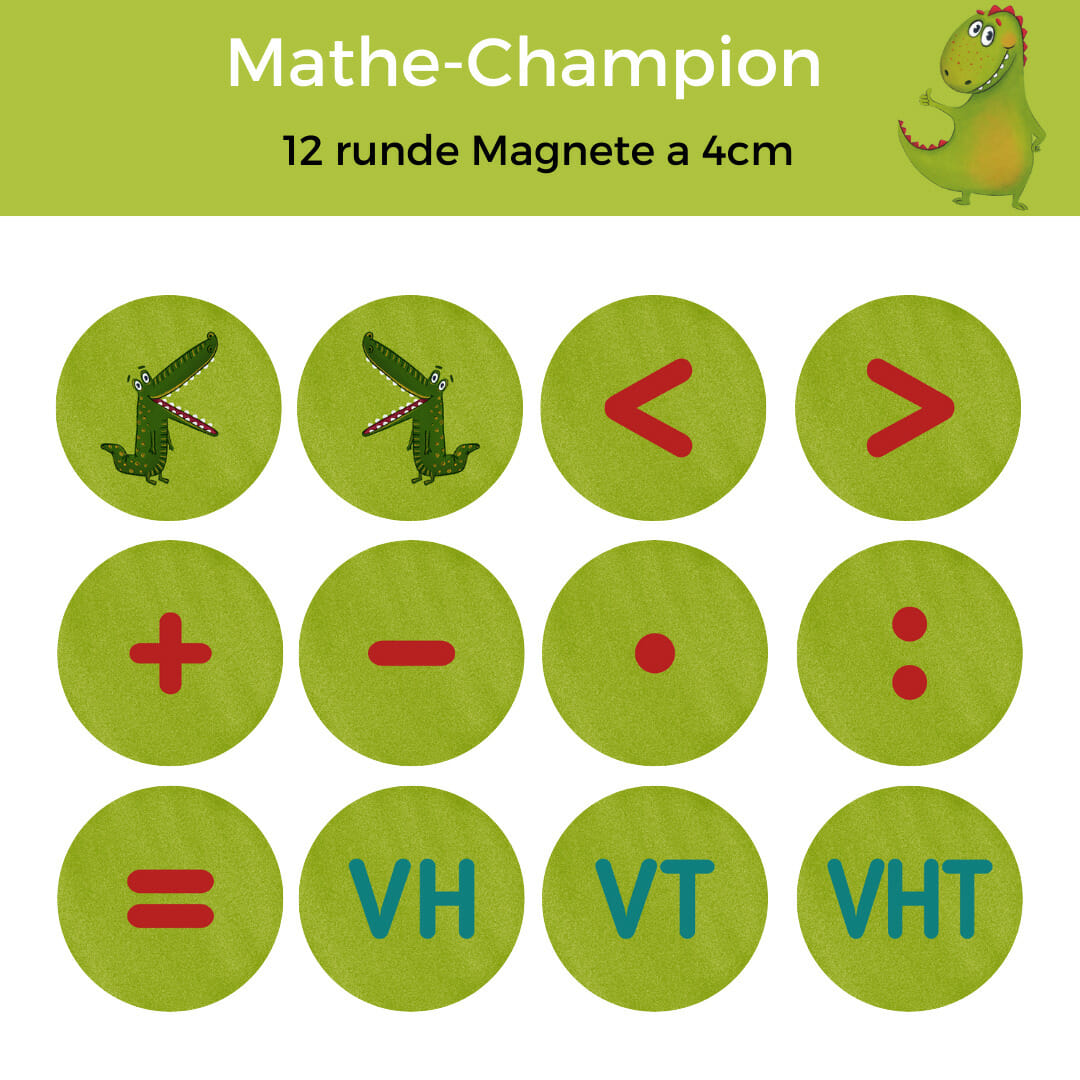 Mathe-Champion-Set, 4cm